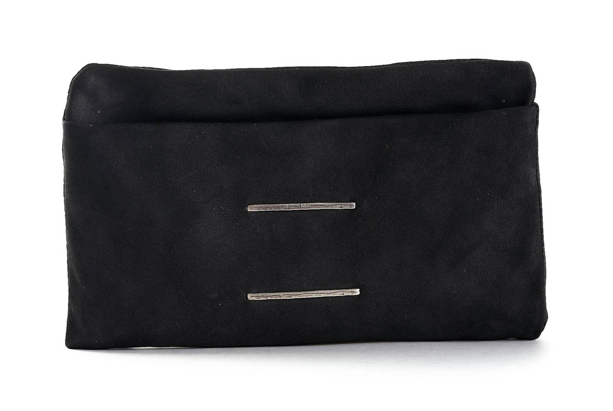 daniele basta leather and silver bags - FRONT